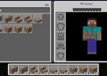 Inventory from Cobblestone Texture Pack for Minecraft PE