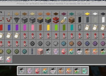 Inventory from Mermaid Mod for Minecraft PE