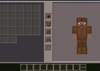 Leather Armor from Oldest Texture Pack for Minecraft PE