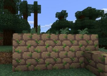 Mossy from Cobblestone Texture Pack for Minecraft PE