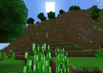Nature from Oldest Texture Pack for Minecraft PE