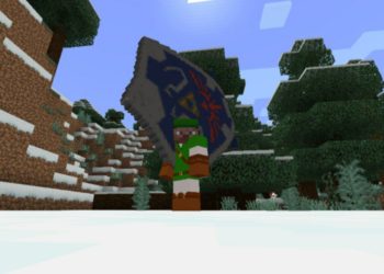 Shield from Zelda Mod for Minecraft PE