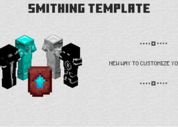 Smithing Template from Minecraft PE 1.20