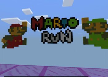 Super Mario Run from Mario Map for Minecraft PE