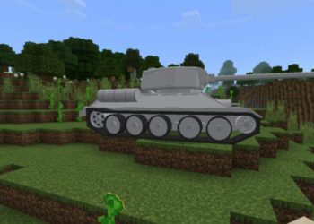 Tank from WW2 Mod for Minecraft PE
