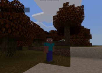 Trees from Cottagecore Texture Pack for Minecraft PE