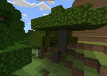 Trees from Smooth Texture Pack for Minecraft PE