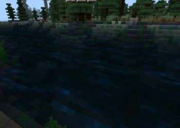 Water from Ray Tracing Texture Pack for Minecraft PE