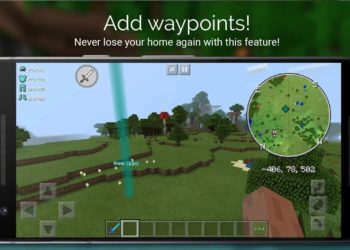 Add Waypoints from ToolBox for Minecraft PE