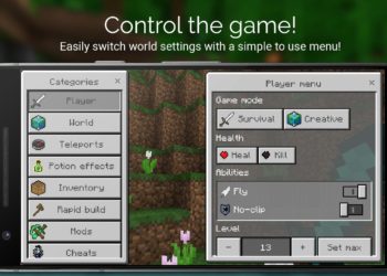 Control from ToolBox for Minecraft PE