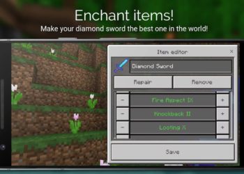 Enchant Items from ToolBox for Minecraft PE