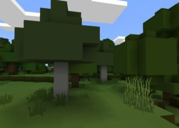 Forest from 1x1 Texture Pack for Minecraft PE