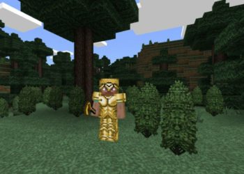 Gold Armor from John Smith Texture Pack for Minecraft PEJohn Smith Texture Pack for Minecraft PE