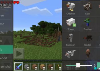 Items from MCPE Master for Minecraft PE