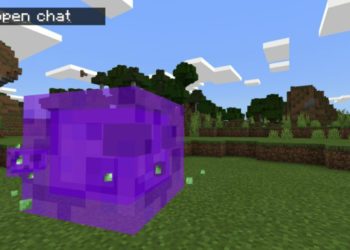 Purple Slime from Slime Texture Pack for Minecraft PE