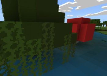 Trees from 1x1 Texture Pack for Minecraft PE