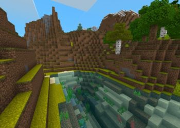 Water from Shaders for Minecraft Windows 10