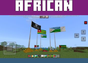 African Flags from Flags Mod for Minecraft PE