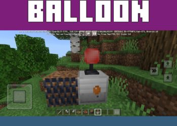 Baloon Machine from Education Edition Mod for Minecraft PE