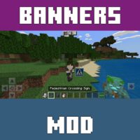 Banners Mod for Minecraft PE