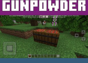 Barrel from Gunpowder Mod for Minecraft PE
