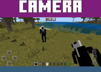Camera Man from Skibidi Toilet Mod for Minecraft PE