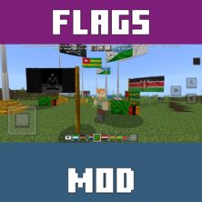 Flags Mod for Minecraft PE
