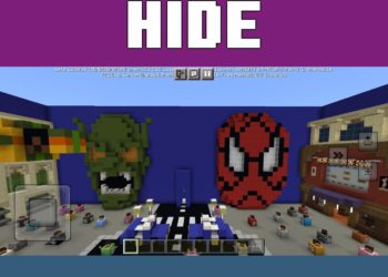 Hide-and-Seek from Spiderman Map for Minecraft PE