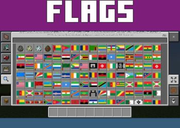 Inventory from Flags Mod for Minecraft PE
