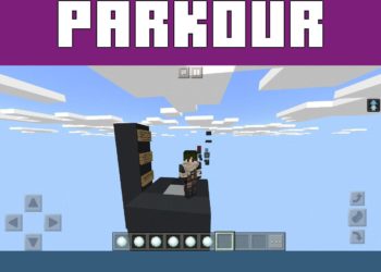 Parkour Challenge from Spiderman Map for Minecraft PE