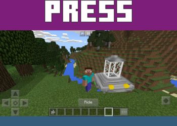 Press Ride from UFO Mod for Minecraft PE