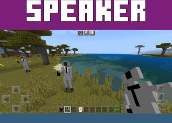 Speaker Man from Skibidi Toilet Mod for Minecraft PE