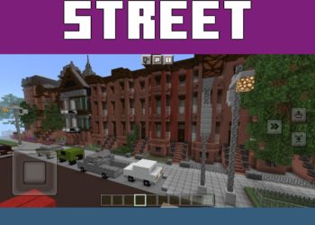 Street of Brooklyn from USA Cities Map for Minecraft PE