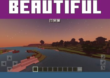 Sunrise from Zebra Shader for Minecraft PE