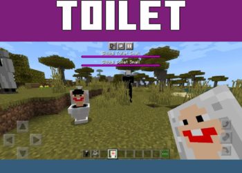 Toilet Small from Skibidi Toilet Mod for Minecraft PE