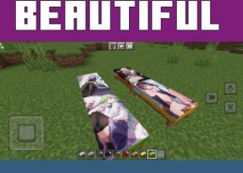 Beautiful Beds from Hentai Texture Pack for Minecraft PE