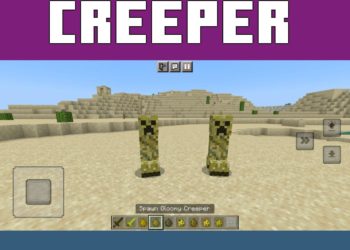 Creeper from Gloomy Mod for Minecraft PE