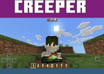Creeper Totem from Totem Mod for Minecraft PE