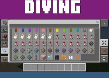 Diving Inventory from Diving Mod for Minecraft PE