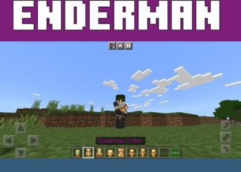 Enderman Totem from Totem Mod for Minecraft PE