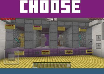 Equipment from Zombie Waves Map for Minecraft PE