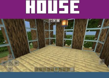 House Inside from Mountain House Map for Minecraft PE