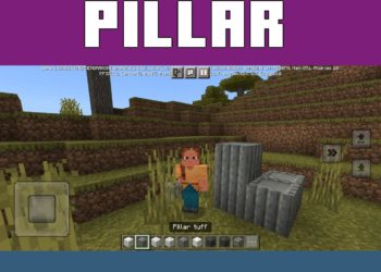 Pillar Tuff from Block Fun Mod for Minecraft PE