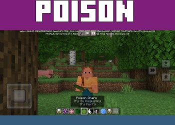 Poison Charm from Charm Mod for Minecraft PE