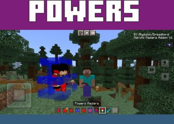 Powers from Madara Mod for Minecraft PE