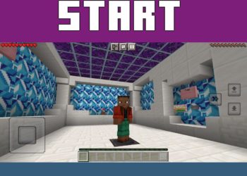 Start from Zombie Waves Map for Minecraft PE