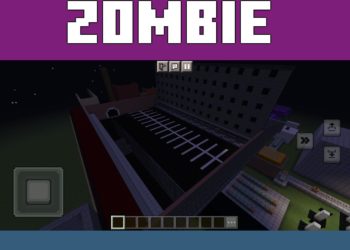 Terrritory from Zombie Waves Map for Minecraft PE