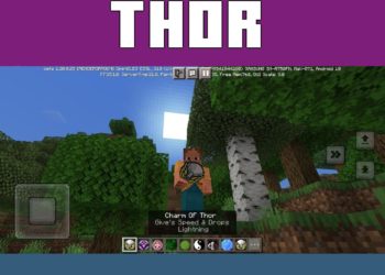 Thor Charm from Charm Mod for Minecraft PE