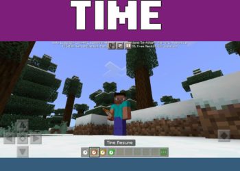 Time Resume from Time Stop Mod for Minecraft PE
