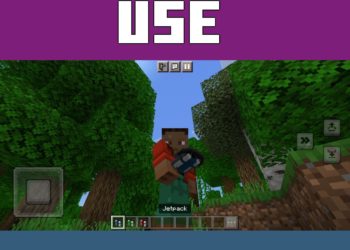 Use Jetpack from Jetpack Mod for Minecraft PE